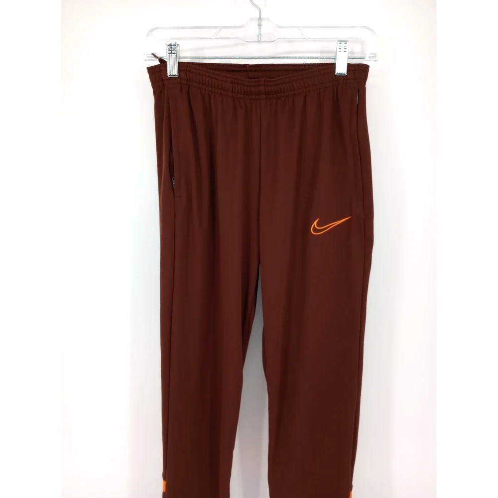 Nike Pants Womens XS Bronze Academy Soccer Jogger Zip Ankles Neutral Dry Fit